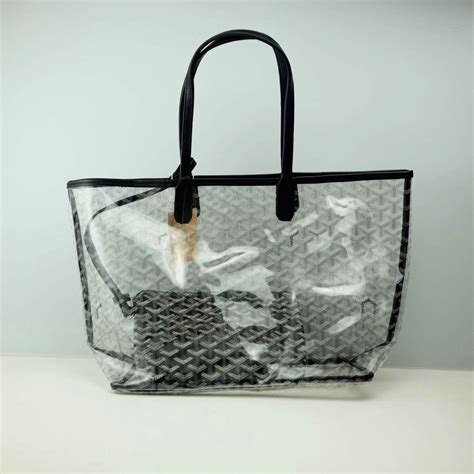 clear goyard bag